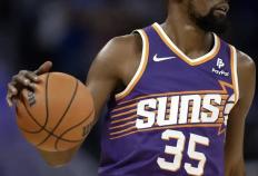 NBA：太阳队95比100不敌湖人，布克与比尔缺阵，杜兰特空砍39分