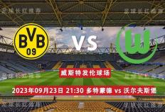 LIGA 09月23日 多特蒙德 对阵 沃尔夫斯堡