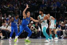 NBA常规赛，黄蜂118-124独行侠，东契奇23+12+9欧文18+10独行侠逆转黄蜂