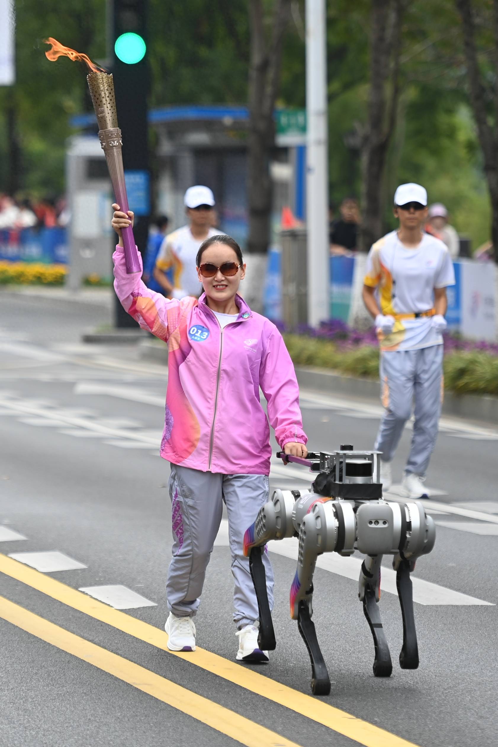 （体育）杭州亚残运会火炬传递启动会